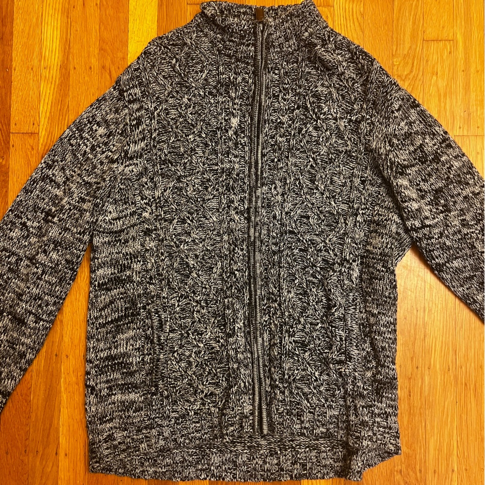 Men’s Large Wool Knit Jacket